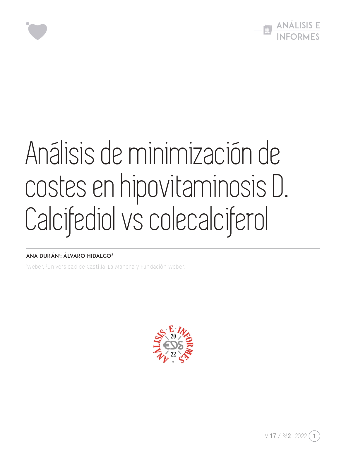 Estudio Costes Vitamina D
